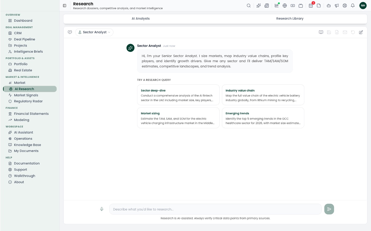 AI research view